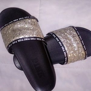 Pink victoria secret slides👌